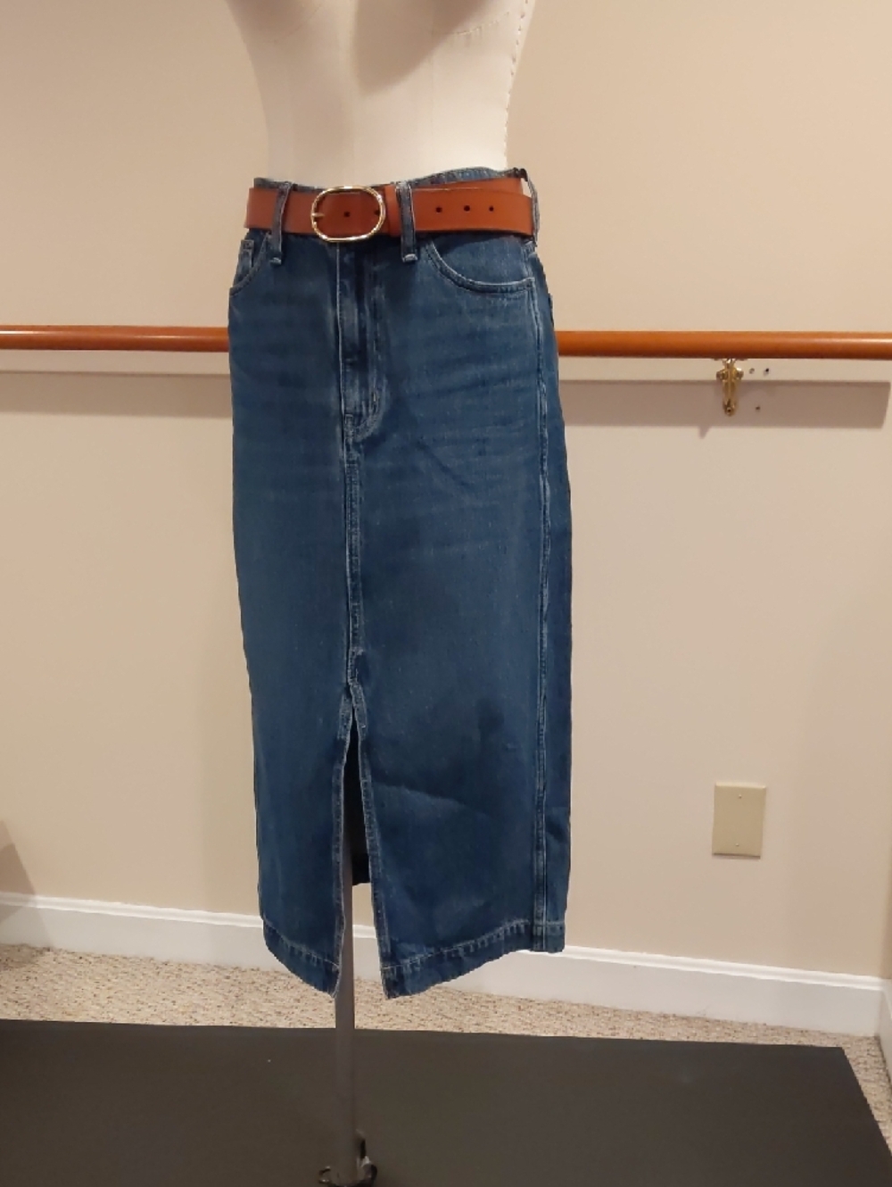 J. Crew Factory Denim Pencil Skirt